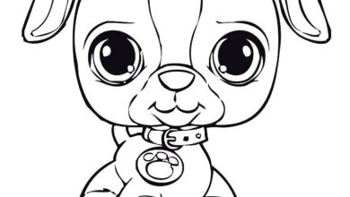 Sevimli Yavru Köpek Boyama Sayfası - Çocuklar İçin Eğlenceli Boyama Etkinliği