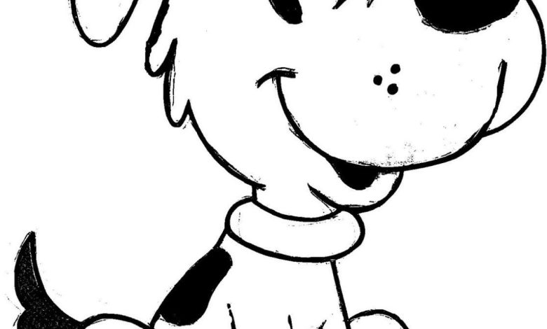 Sevimli Köpek Boyama Sayfası - Çocuklar İçin Eğlenceli ve Öğretici