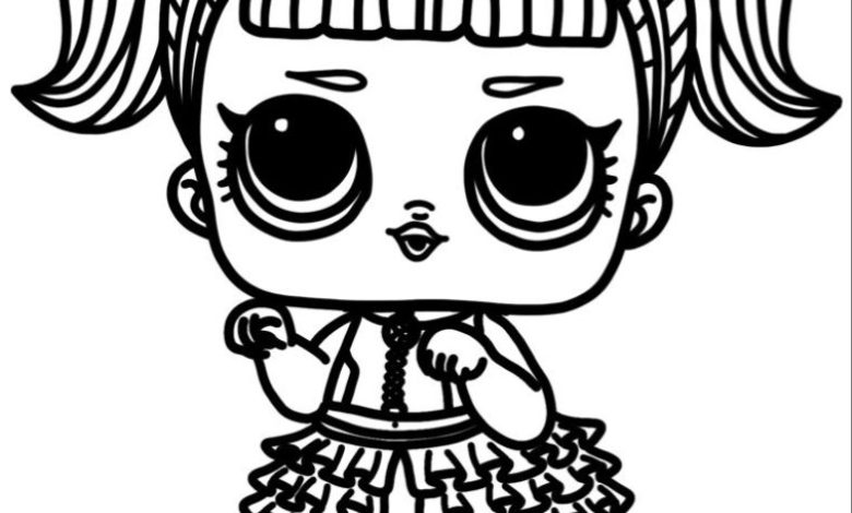 LOL Bebek Boyama Sayfası - Unicorn Kostüm