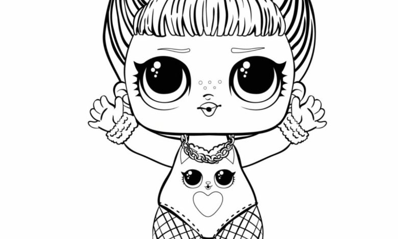 LOL Bebek Boyama Sayfası - Sevimli Çocuk Karakter