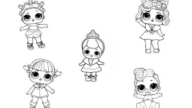 LOL Bebek Karakterleri Boyama Sayfası - Sevimli Bebek Karakterleriyle Eğlenceli Boyama