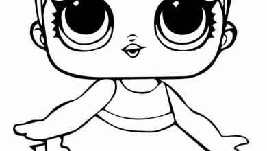LOL Bebek Karakteri Boyama Sayfası