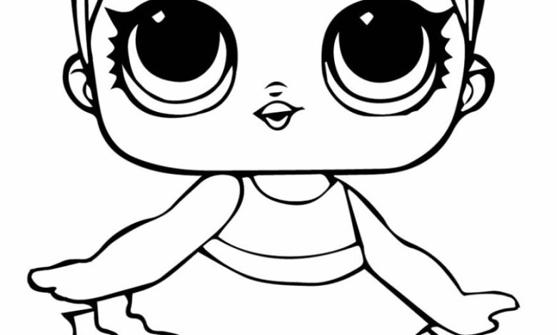 LOL Bebek Karakteri Boyama Sayfası