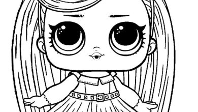 Lol Bebek Boyama Sayfası Prenses Kız
