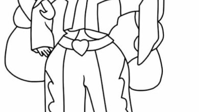 LOL Bebek Kovboy Şapkalı Boyama Sayfası