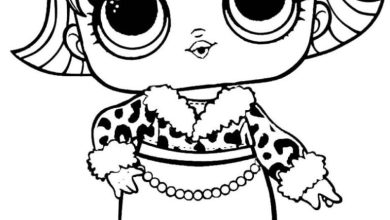 LOL Bebek Boyama Sayfası - Şirin ve Detaylı Karakter