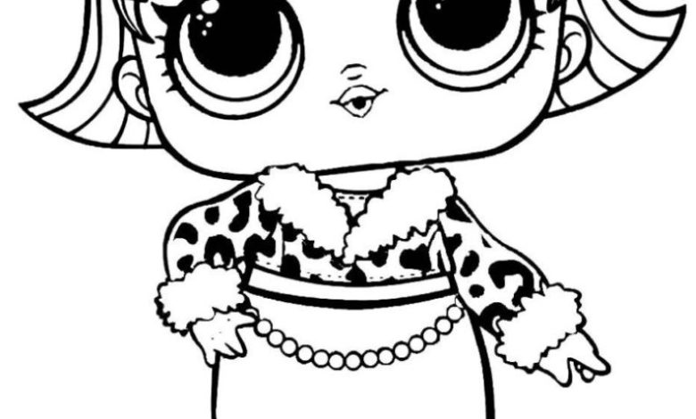 LOL Bebek Boyama Sayfası - Şirin ve Detaylı Karakter