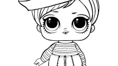 LOL Bebek Manken Boyama Sayfası