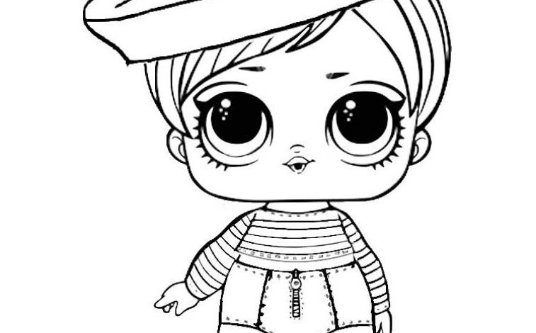 LOL Bebek Manken Boyama Sayfası