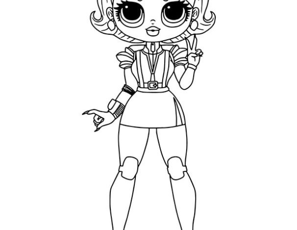 L.O.L. Bebek Boyama Sayfası - LOL Surprise Neşeli Bebek Boyama