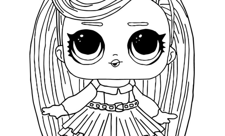 LOL Surprise Bebek Boyama Sayfası