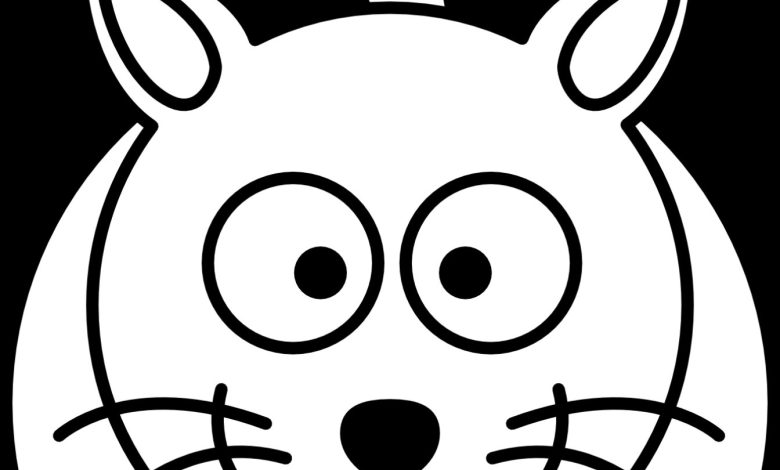 Sevimli Kedi Boyama Sayfası, Çocuklar İçin Eğlenceli Aktivite