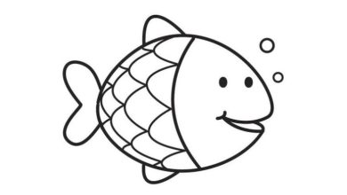 Sevimli Balık Boyama Sayfası - Çocuklar İçin Eğlenceli ve Eğitici Etkinlik