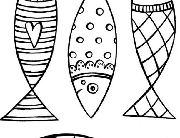 Eğlenceli ve Yaratıcı Balık Boyama Sayfası