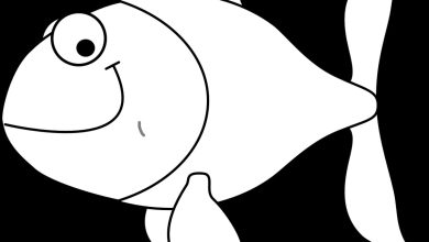 Şirin Balık Boyama Sayfası - Çocuklar İçin Eğlenceli Balık Boyama