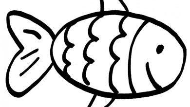 Sevimli Balık Boyama Sayfası - Çocuklar İçin Eğlenceli ve Öğretici Balık Resmi