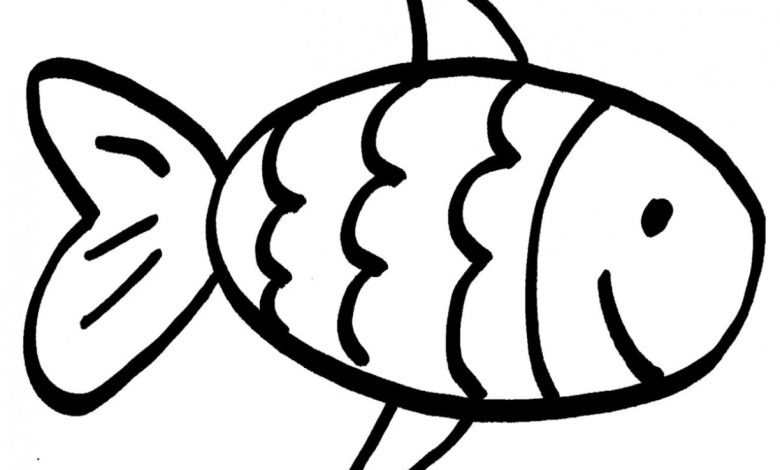 Sevimli Balık Boyama Sayfası - Çocuklar İçin Eğlenceli ve Öğretici Balık Resmi