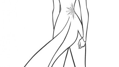 Buz Kraliçesi Karakter Boyama Sayfası