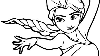 Buz Prensesi Boyama Sayfası - Macera Dolu Bir An