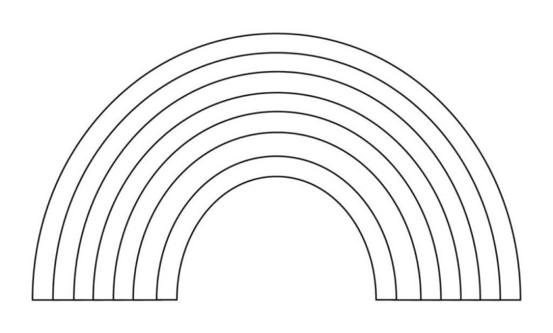 Gökkuşağı Boyama Sayfası Çocuklar İçin Eğlenceli ve Öğretici Aktiviteler