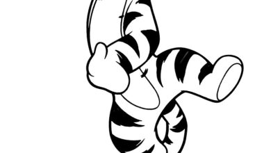 Tigger Boyama Sayfası Çocuklar İçin Eğlenceli ve Eğitici Karakter
