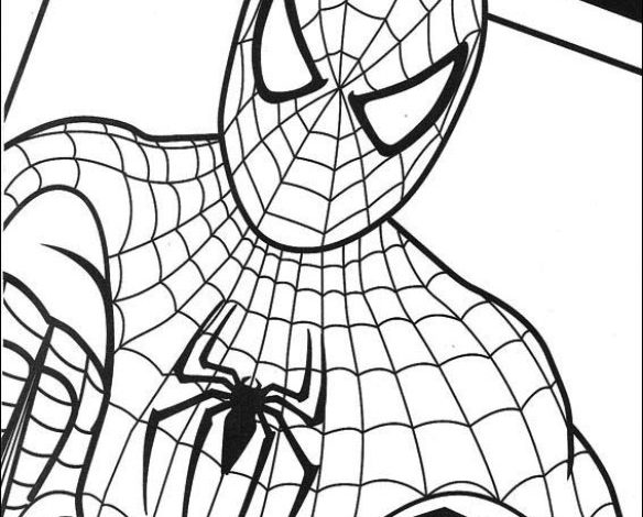 Örümcek Adam Boyama Sayfası - Popüler Süper Kahraman Çizim