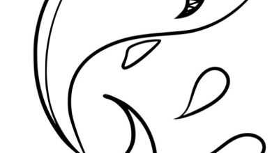 Çizgi Şeritli Sevimli Köpekbalığı Boyama Sayfası