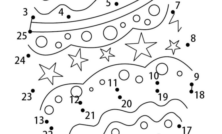 Eğlenceli Yumurta Bağlantı Noktası Boyama Sayfası