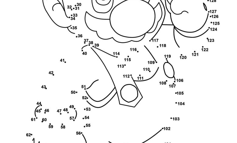 Mario Boyama Sayfası Noktaları Birleştirerek Tamamla