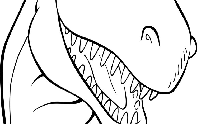 Sevimli T-Rex Boyama Sayfası - Çocuklar İçin Eğlenceli Dinozor Boyama Etkinliği