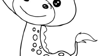 Sevimli Zürafa Boyama Sayfası - Çocuklar İçin Eğlenceli Hayvan Çizimleri