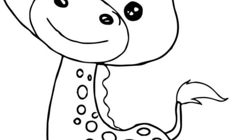 Sevimli Zürafa Boyama Sayfası - Çocuklar İçin Eğlenceli Hayvan Çizimleri