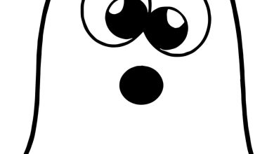 Sevimli Hayalet Boyama Sayfası - Çocuklar İçin Eğlenceli Boyama Aktivitesi