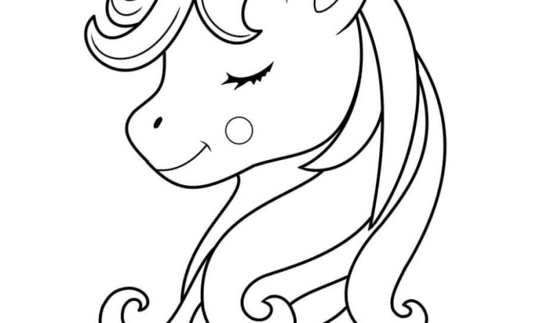 Prenses Taçlı Unicorn Boyama Sayfası - Çocuklar İçin Eğlenceli ve Eğitici