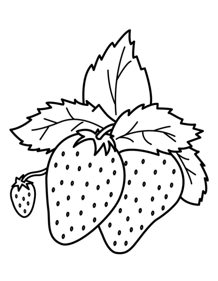 Çilek Boyama Sayfası Çocuklar için Eğlenceli ve Öğretici Bir Etkinlik