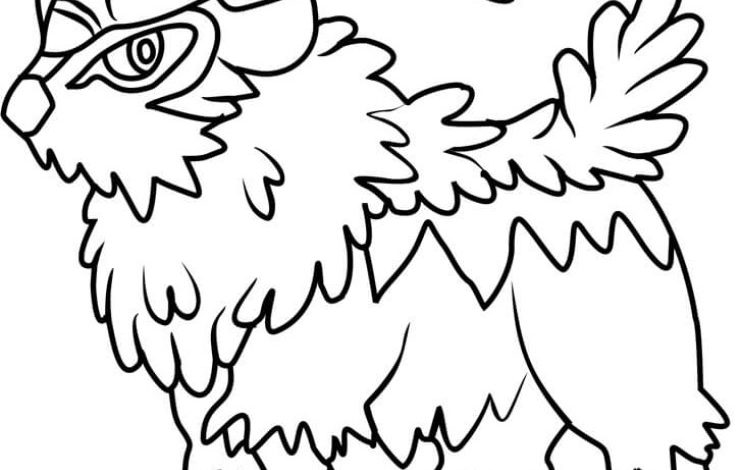 Çocuklar İçin Eğlenceli Ve Sevimli Boyama Sayfası Boynuzlu Çizgi Karakter