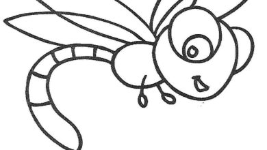 Sevimli Arı Boyama Sayfası Uyumlu Görsel