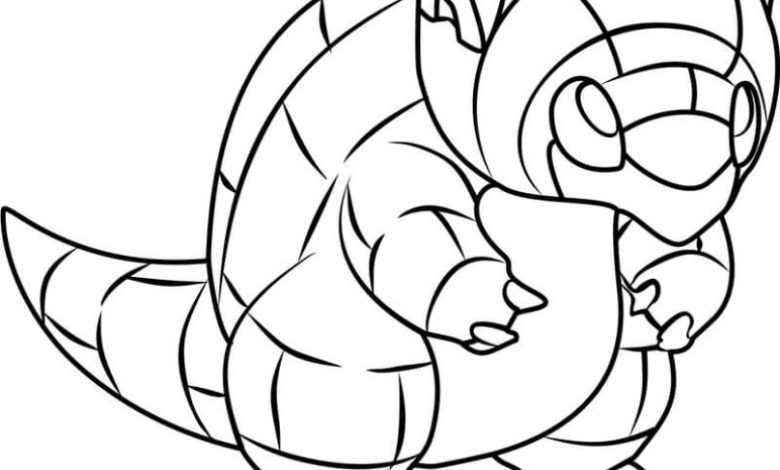 Sevimli Kaplumbağa Pokemon Boyama Sayfası - Ücretsiz İndirilebilir