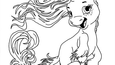 Sevimli Unicorn Boyama Sayfası Resmi Çocuklar İçin Eğlenceli ve Yaratıcı Aktivite