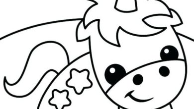 Sevimli Unicorn Boyama Sayfası Eğlenceli ve Yaratıcı Çizimler
