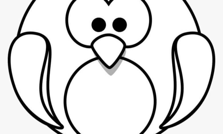 Sevimli Penguen Boyama Sayfası - Çocuklar İçin Eğlenceli Aktivite