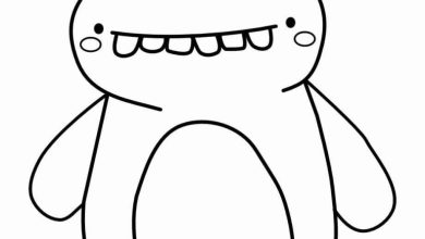 Sevimli Canavar Boyama Sayfası Çocuklar İçin Eğlenceli ve Yaratıcı Aktivite