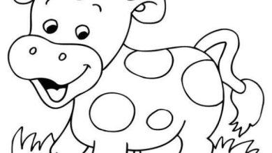 Şirin İnek Boyama Sayfası ile Eğlenceli Renkler