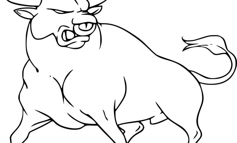 Kızgın Boğa Boyama Sayfası