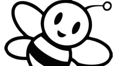 Arı Boyama Sayfası Çocuklar İçin Eğlenceli Arı Resmi