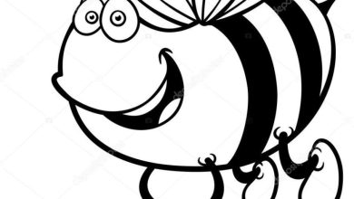 Çocuklar için Bal Arısı Boyama Sayfası - Şirin ve Eğlenceli