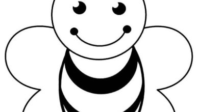 Sevimli Arı Boyama Sayfası