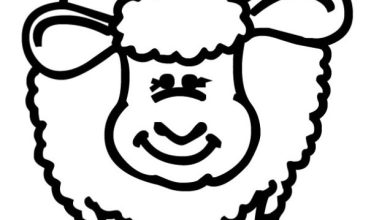 Sevimli Koyun Boyama Sayfası - Eğlenceli Çocuk Etkinliği