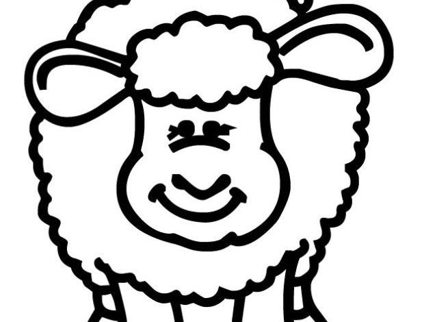 Sevimli Koyun Boyama Sayfası - Eğlenceli Çocuk Etkinliği