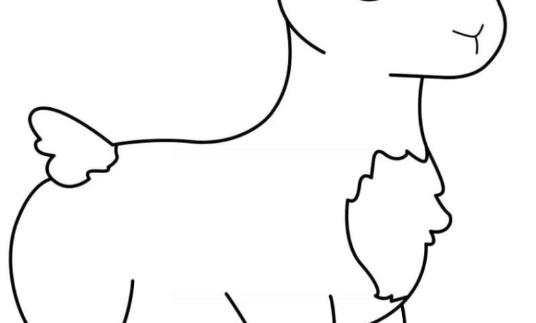 Sevimli Keçi Boyama Sayfası - Çocuklar İçin Eğlenceli ve Eğitici Boyama